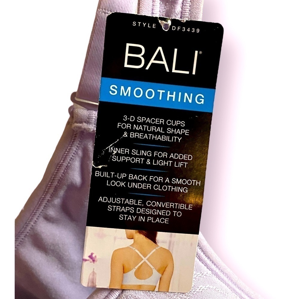 Bali Women’s Smoothing bra color: lilac - Picture 3 of 3
